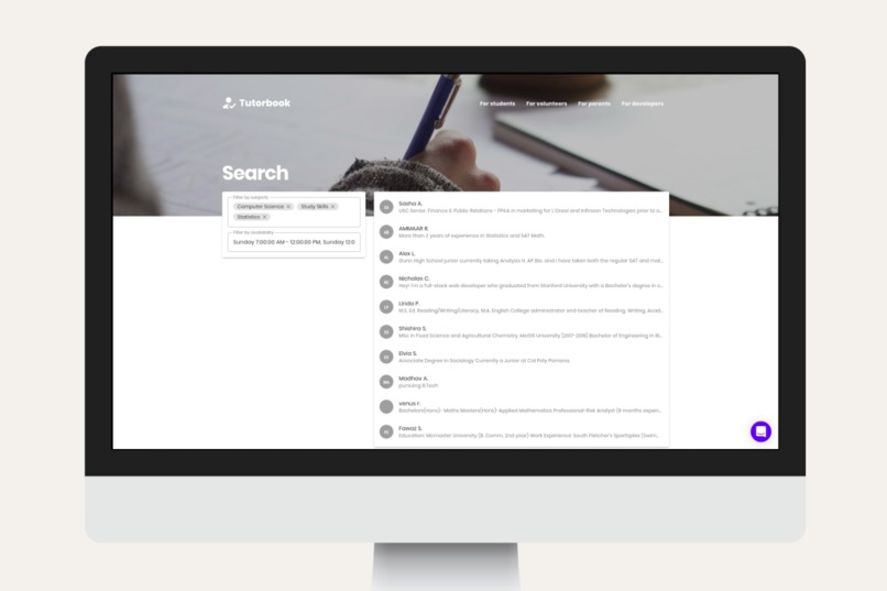 Tutorbook – screenshot 1