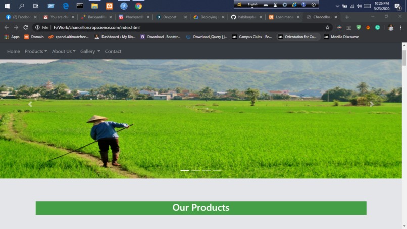 chancellorcropscience.com – screenshot 1