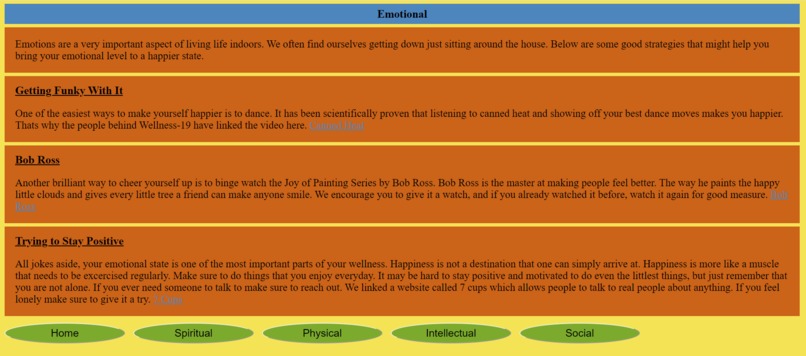 Wellness-19 – screenshot 2