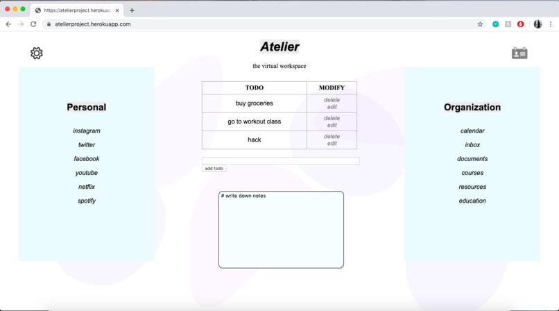 Atelier – screenshot 1