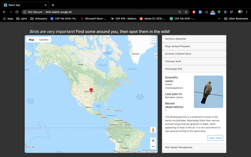 birdwatch – screenshot 1