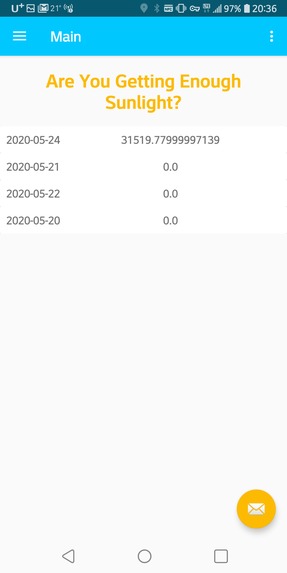 Sunlight Exposure Tracker (SET) – screenshot 1