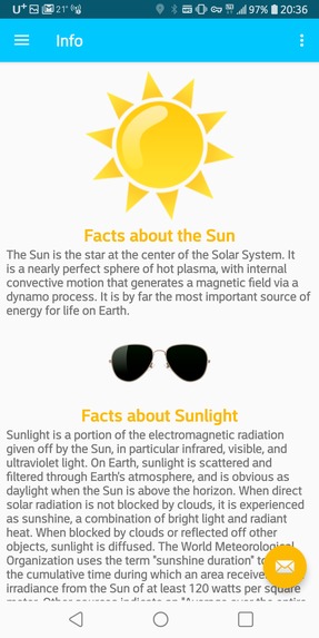 Sunlight Exposure Tracker (SET) – screenshot 2