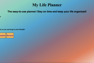 Hackathon Covid 19 Life Planner 