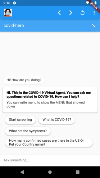 covid-hero – screenshot 4