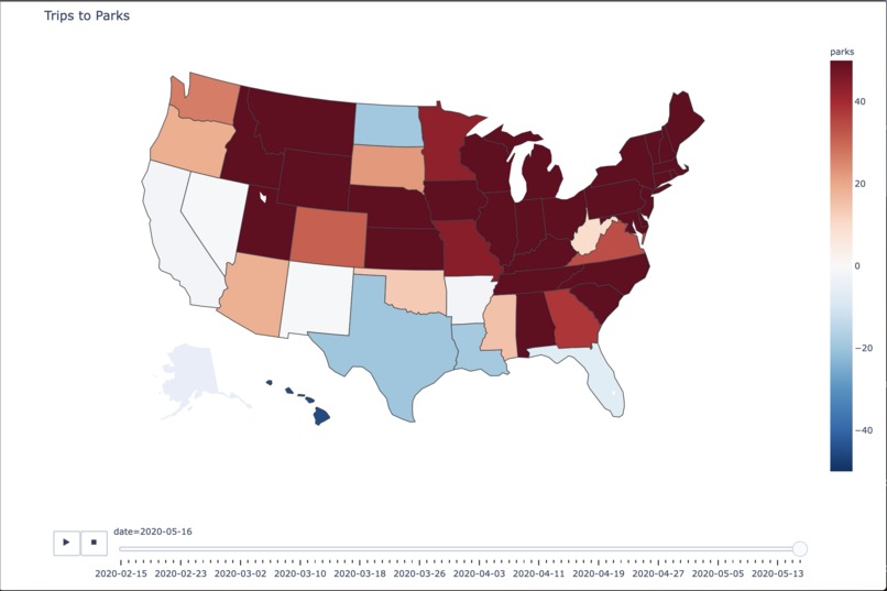 COVID-19 Mobility Trends – screenshot 5