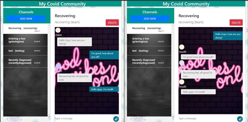 My Covid Community – screenshot 1