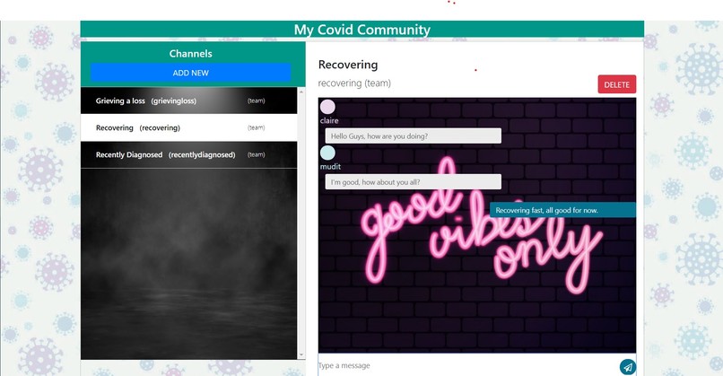 My Covid Community – screenshot 2