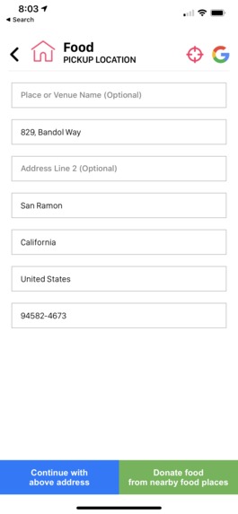 GoDonate Food Donation Mobile App – screenshot 3