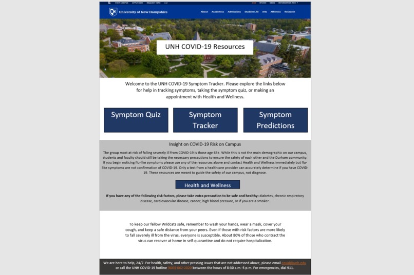WWiCS: COVID-19 Resource Website for Colleges – screenshot 7