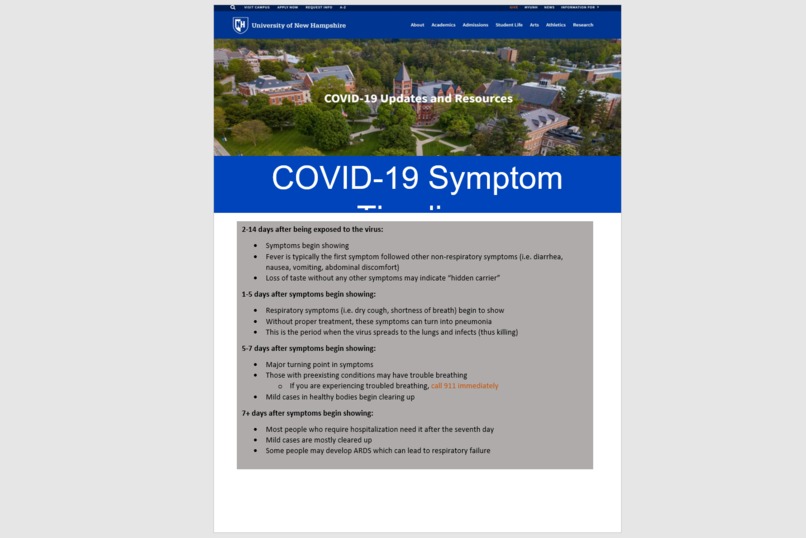 WWiCS: COVID-19 Resource Website for Colleges – screenshot 8