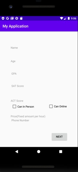 TutorMe – screenshot 2