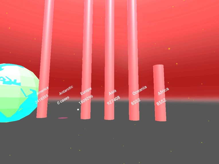 Interactive Coronavirus Data – screenshot 1