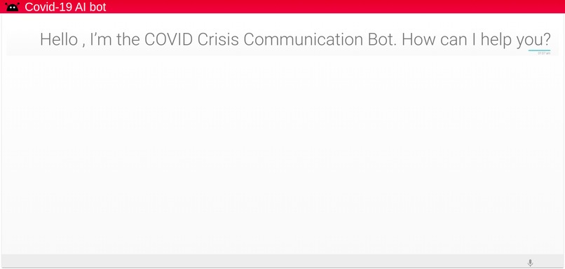 Deep learning Covid-19 assistant – screenshot 3