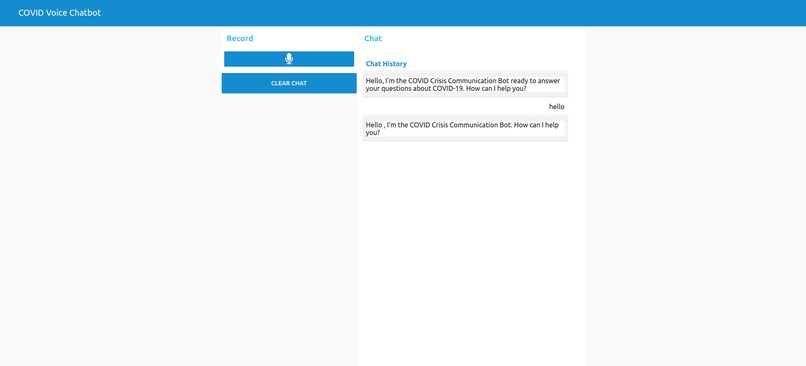 Deep learning Covid-19 assistant – screenshot 4