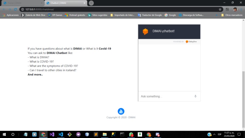 MEDICAL IMAGES DIAGNOSIS WITH ARTIFICIAL INTELLIGENCE DIMAI – screenshot 1