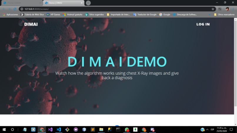 MEDICAL IMAGES DIAGNOSIS WITH ARTIFICIAL INTELLIGENCE DIMAI – screenshot 3
