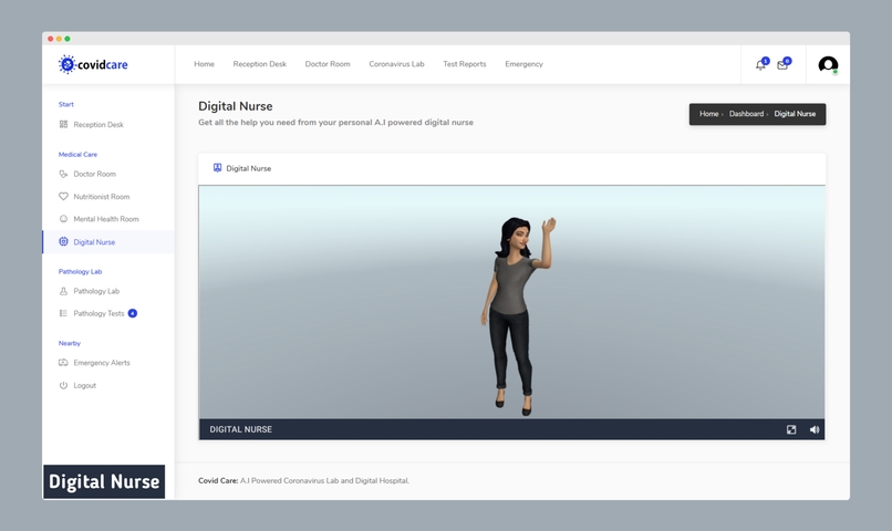CovidCare - A.I powered Digital Hospital & Laboratory – screenshot 5