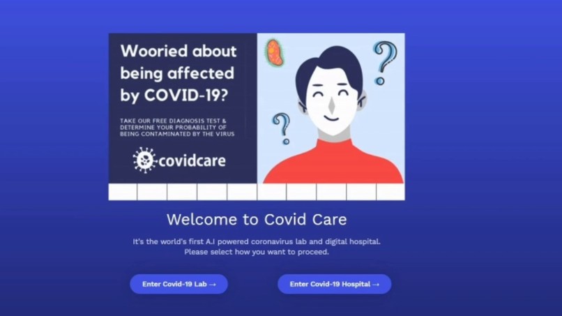 CovidCare - A.I powered Digital Hospital & Laboratory – screenshot 1