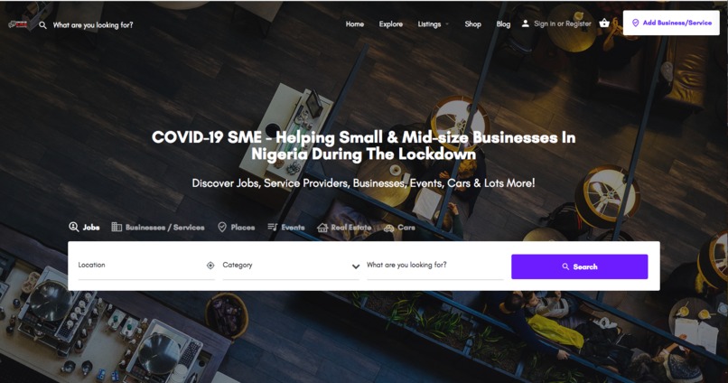 COVID-19 SME – screenshot 1