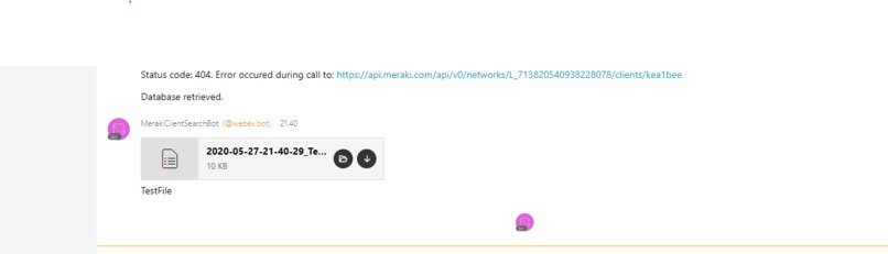 Meraki Client Search – screenshot 1