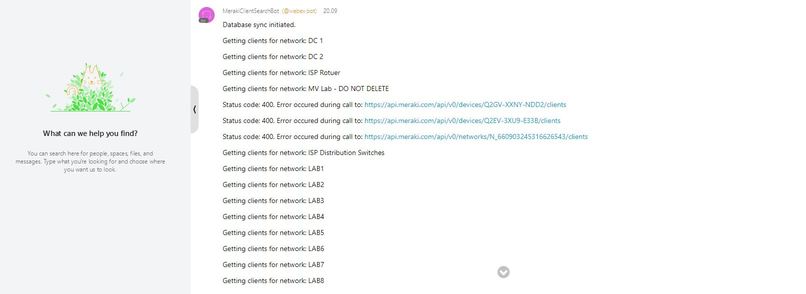 Meraki Client Search – screenshot 2