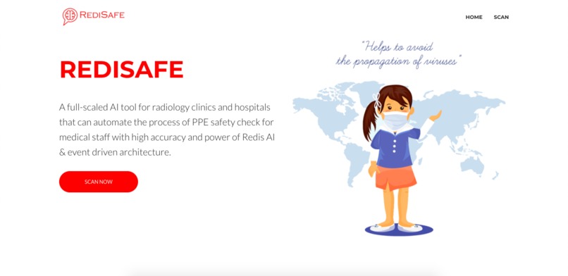 Redisafe - A Redis-based PPE safety checks during COVID-19 – screenshot 1