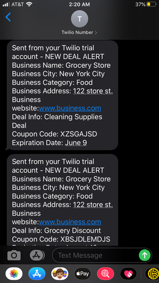 ShopAssist - Text Subscription Deals for COVID-19 recovery – screenshot 5