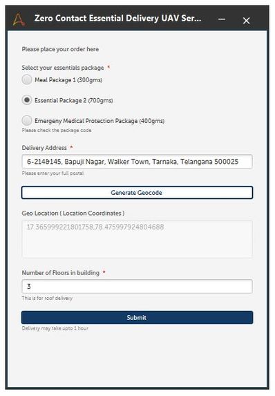 Zero Contact - Essentials Delivery UAV Bot – screenshot 2