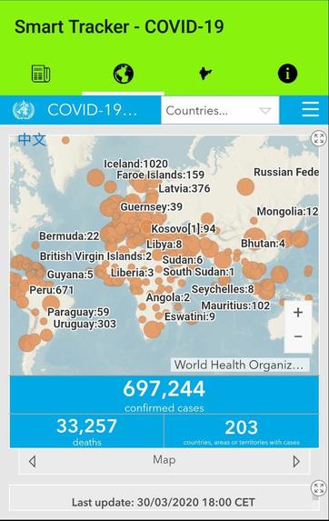 Covid-19 – screenshot 1