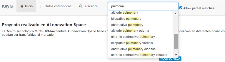Terminology-based corpus search on covid19 scientific papers – screenshot 1
