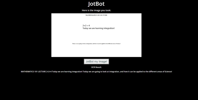 jotbot – screenshot 1