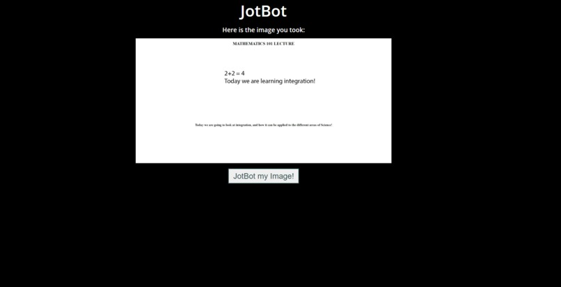 jotbot – screenshot 2