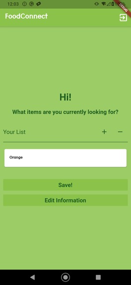 FoodConnect – screenshot 4