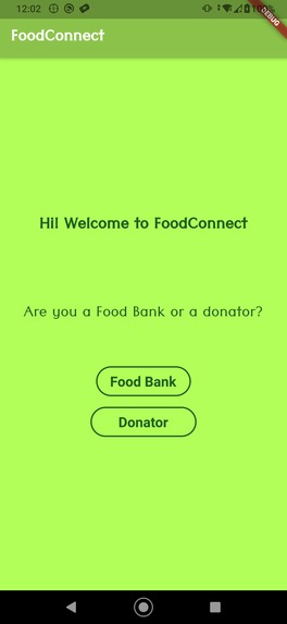 FoodConnect – screenshot 1