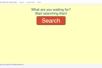 Job and Internship Scraper