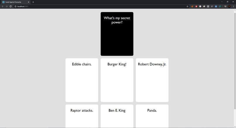 Cards "For" Humanity – screenshot 2