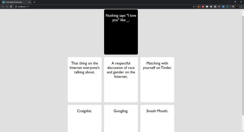 Cards "For" Humanity – screenshot 3