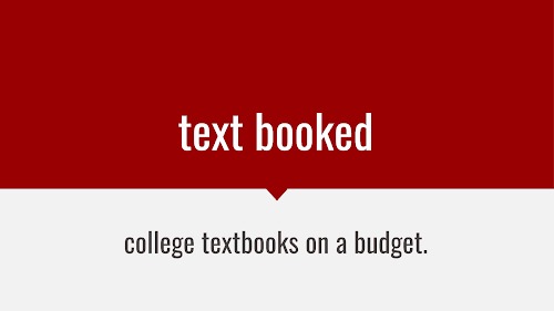 text booked – screenshot 1