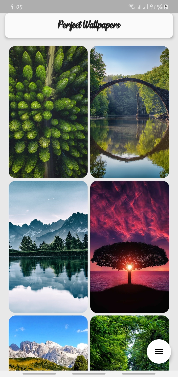 wallpapers application Devpost