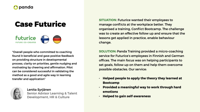 Chatbot micro-coaching for employees via Teams/Slack – screenshot 6