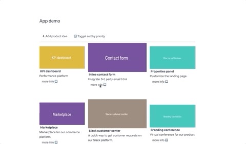 Product Ideas Forge Macro app – screenshot 5