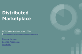 Distributed Marketplace