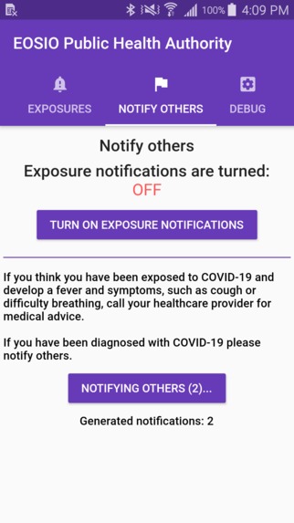 EOSIO Public Health Authority – screenshot 4