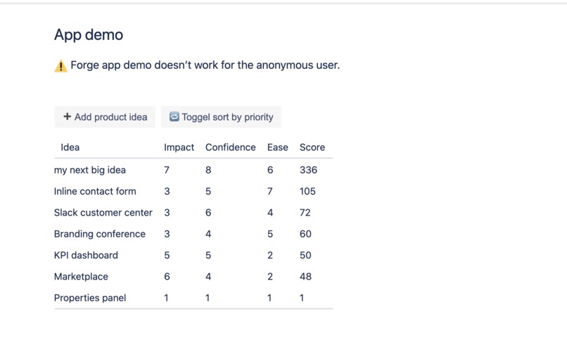 Product Ideas Forge Macro app – screenshot 9