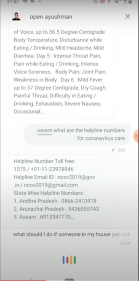 AAYUSHMAN - AI Powered Smart Multi - Purpose Covid-19 Bot – screenshot 8