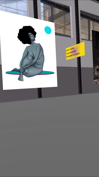 The virtual gallery – screenshot 1