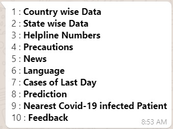 Covid-19 Informer – screenshot 1