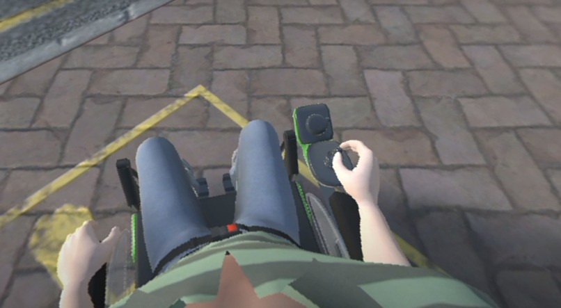 VR Therapy / Training  for Wheelchair Control  – screenshot 2