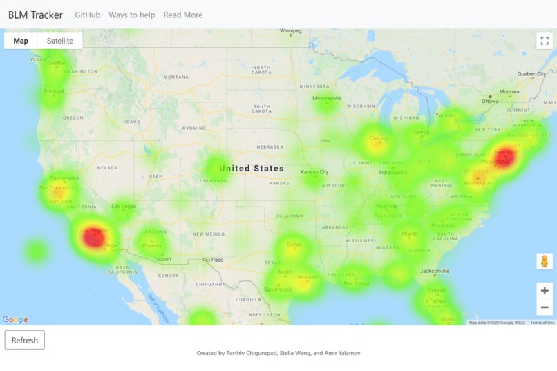 BLM Tracker – screenshot 1